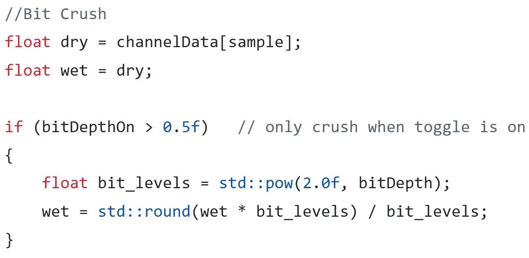 Bit Depth Code