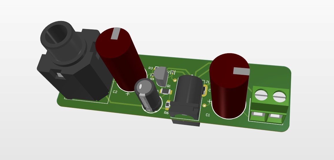 BJT Amplifier PCB