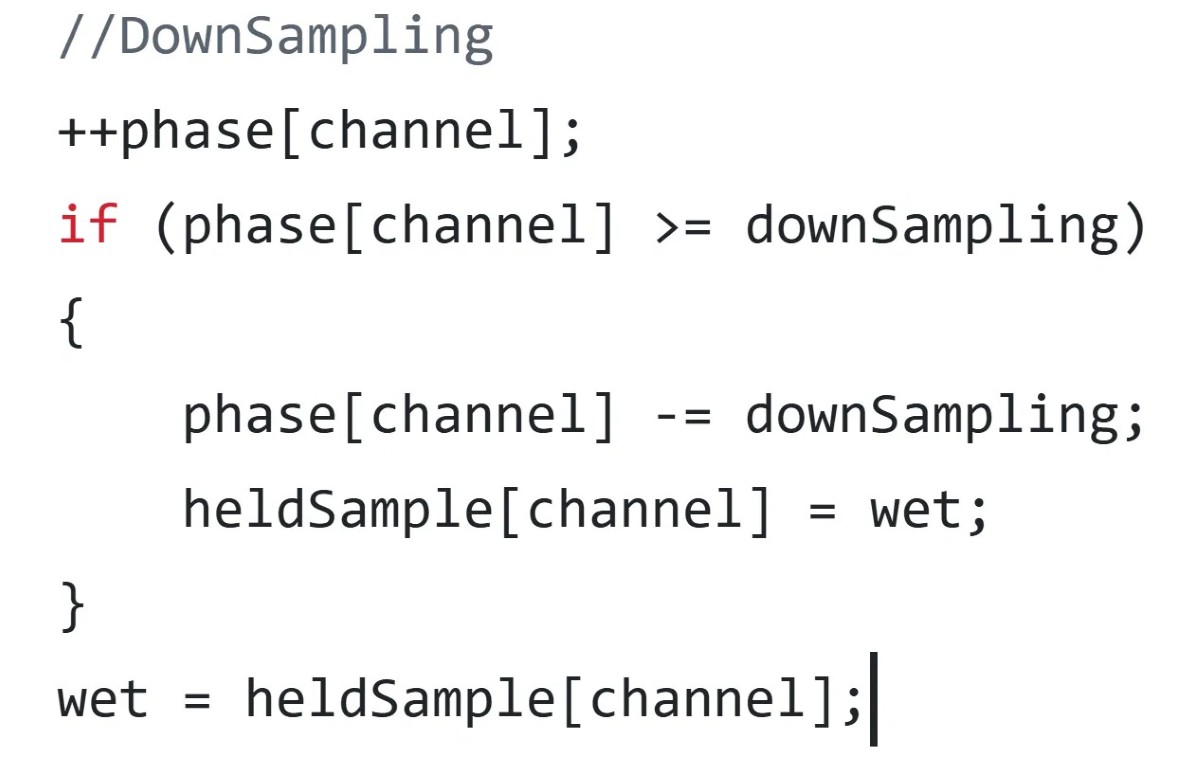 downsampling code