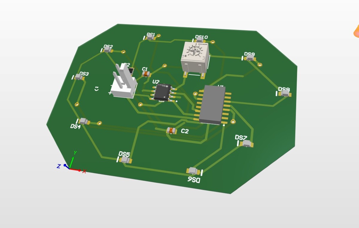 LED Chaser PCB
