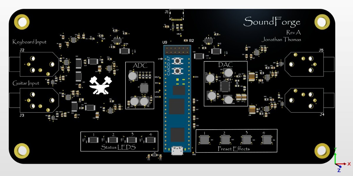 SoundForge FPGA board