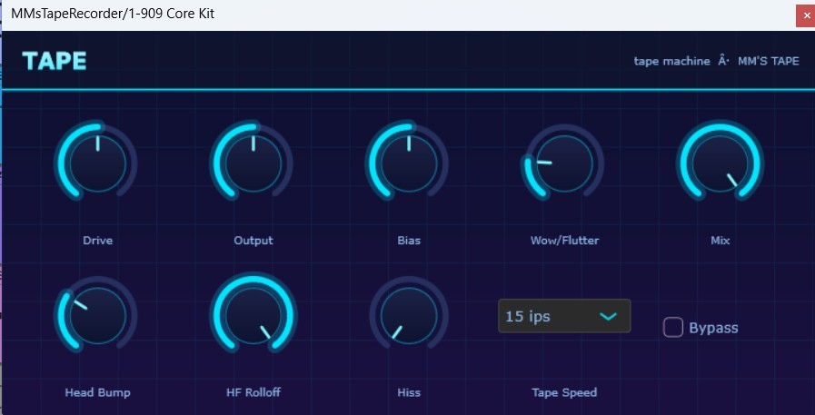 Tape recorder plugin